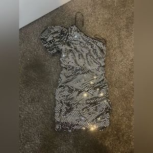 DO+BE one shoulder mini dress